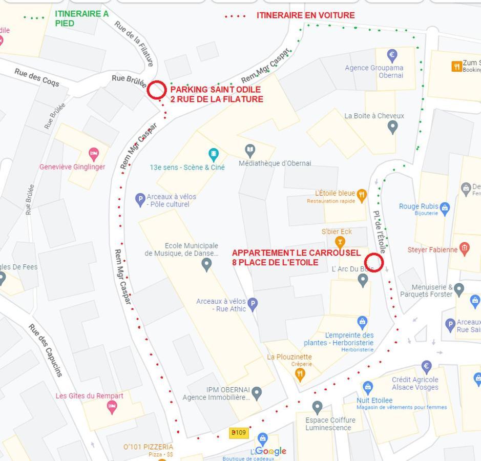 Le Carrousel - Appartement Cosy Centre 오베르네 외부 사진